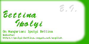 bettina ipolyi business card